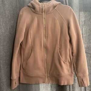 lululemon athletica Tan Full-Zip Hoodie